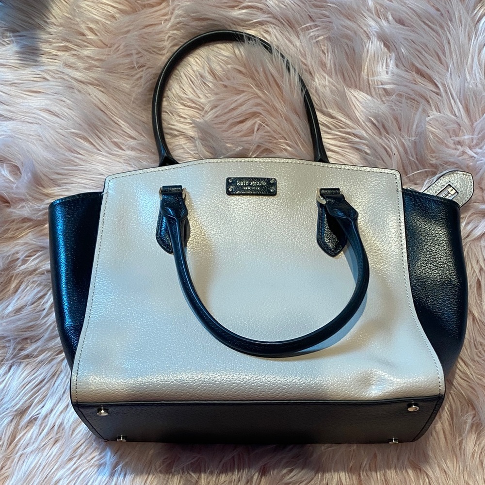 Kate Spade Black and Cream Tote Bag